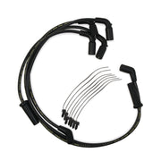 Accel 8mm Ferro Spiral core spark plug wire set - Black