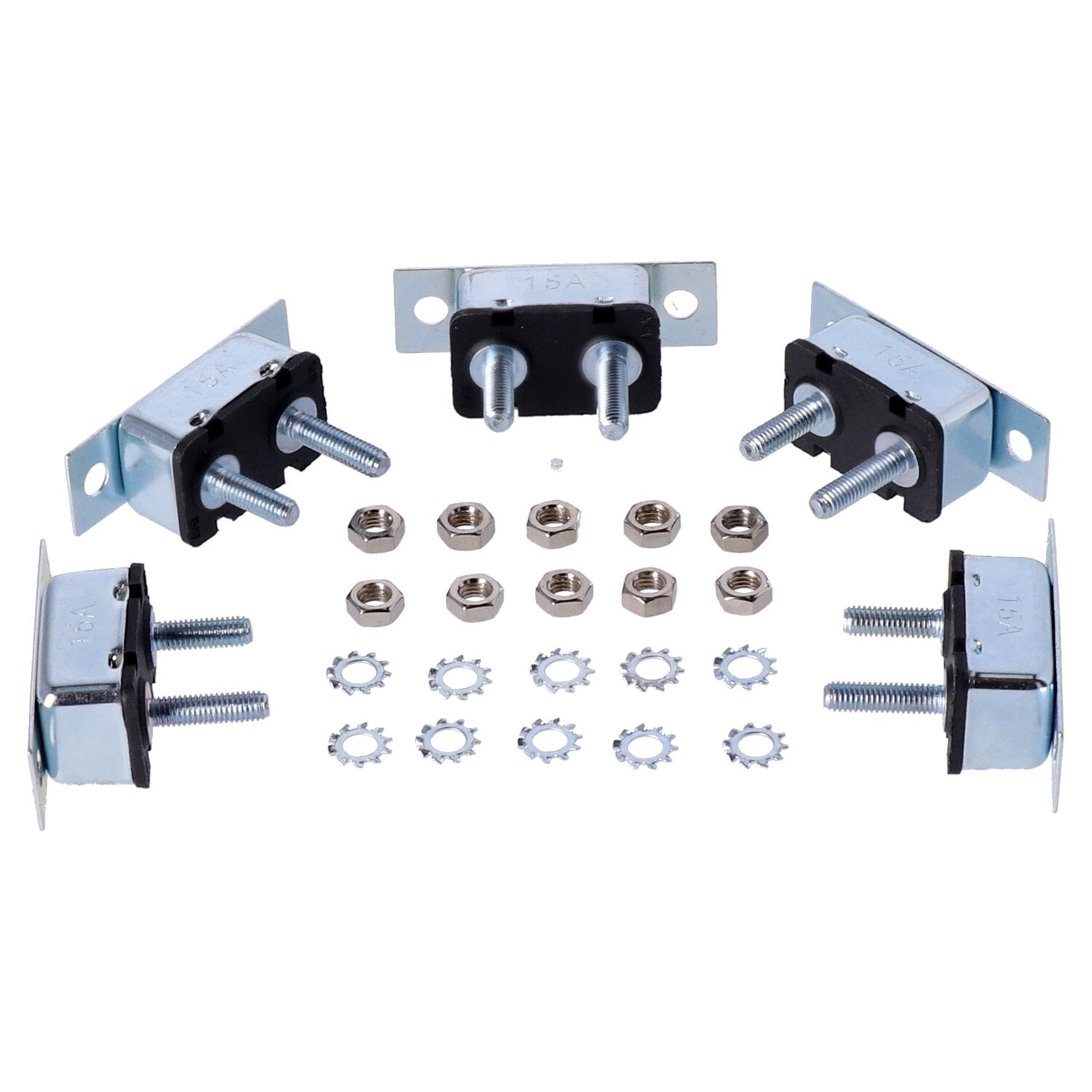 MCS Circuit breaker automatic - Dual mount metal - 15A