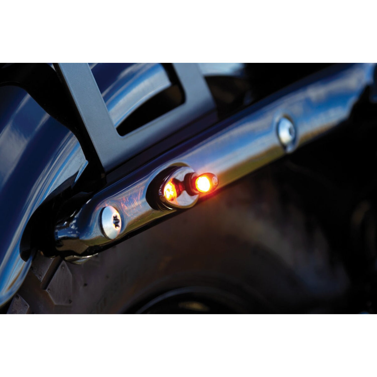 Kuryakyn Fender strut cover plates gloss black