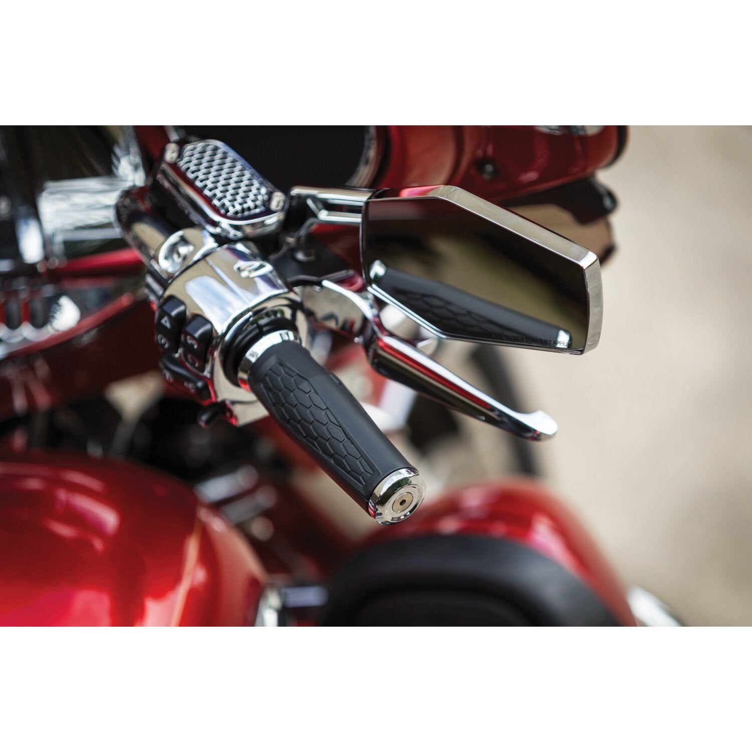 Kuryakyn Hex mirrors - Chrome ece