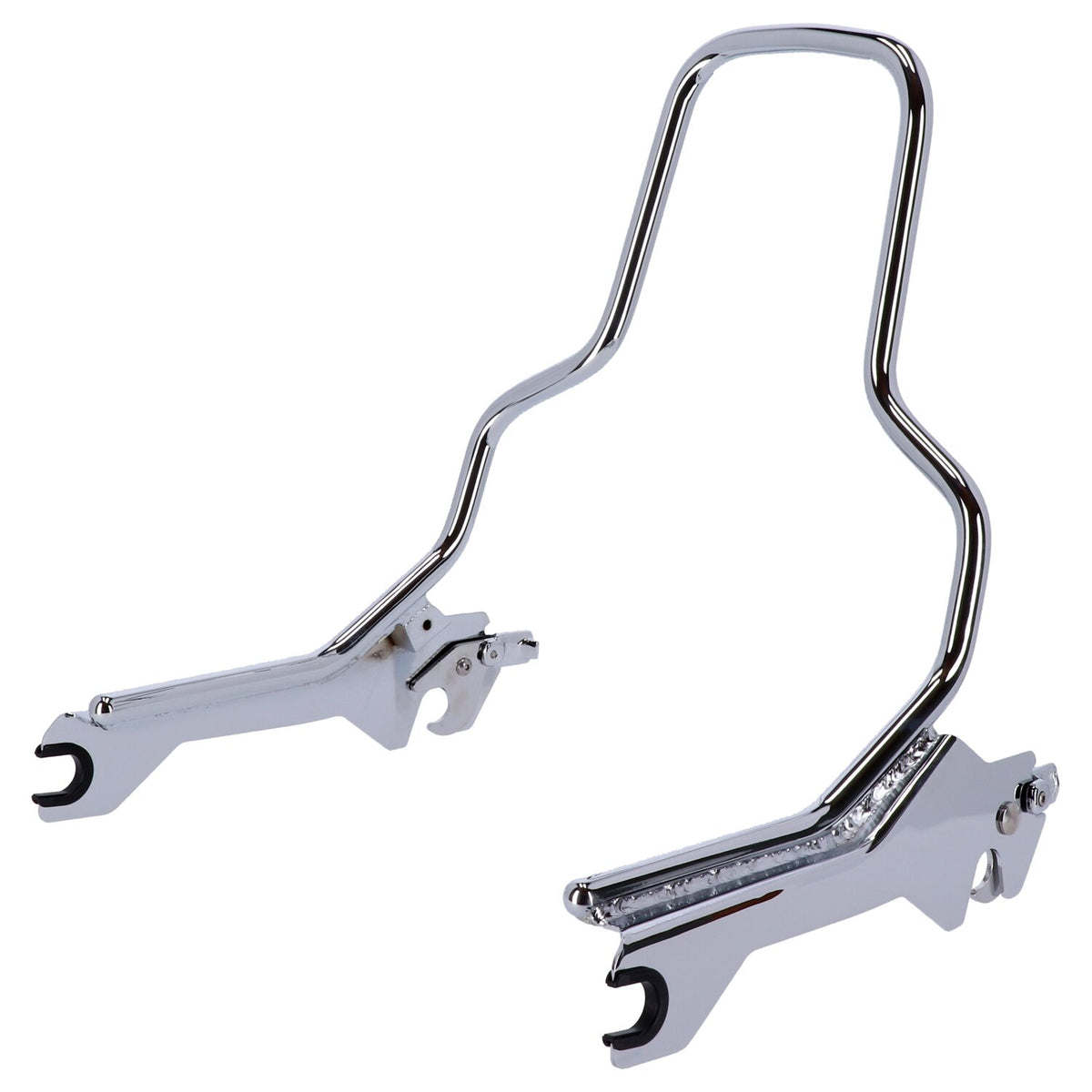 MCS Sissy bar kit 14.5" upright chrome