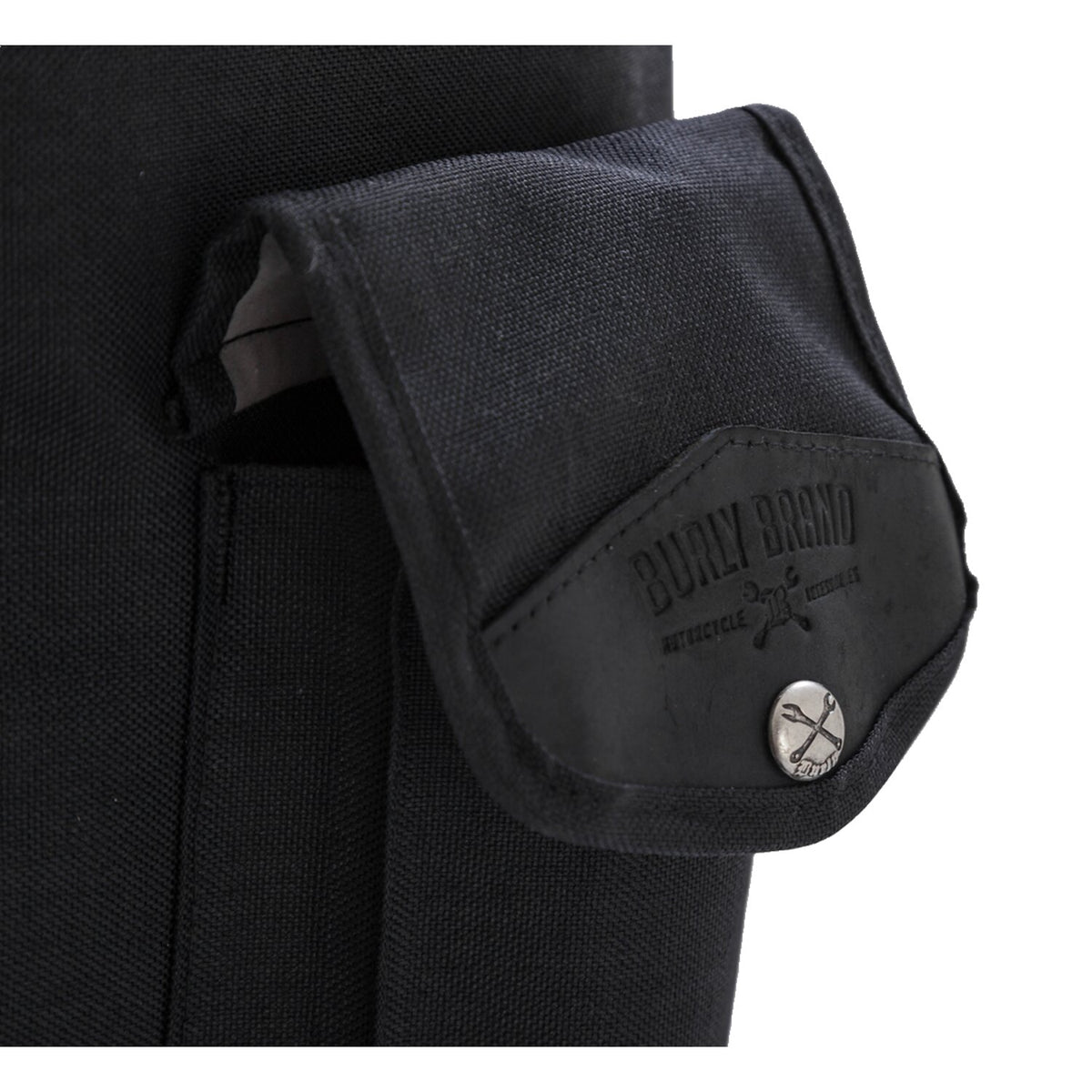 Burly Voyager sissy bar backpack black Cordura