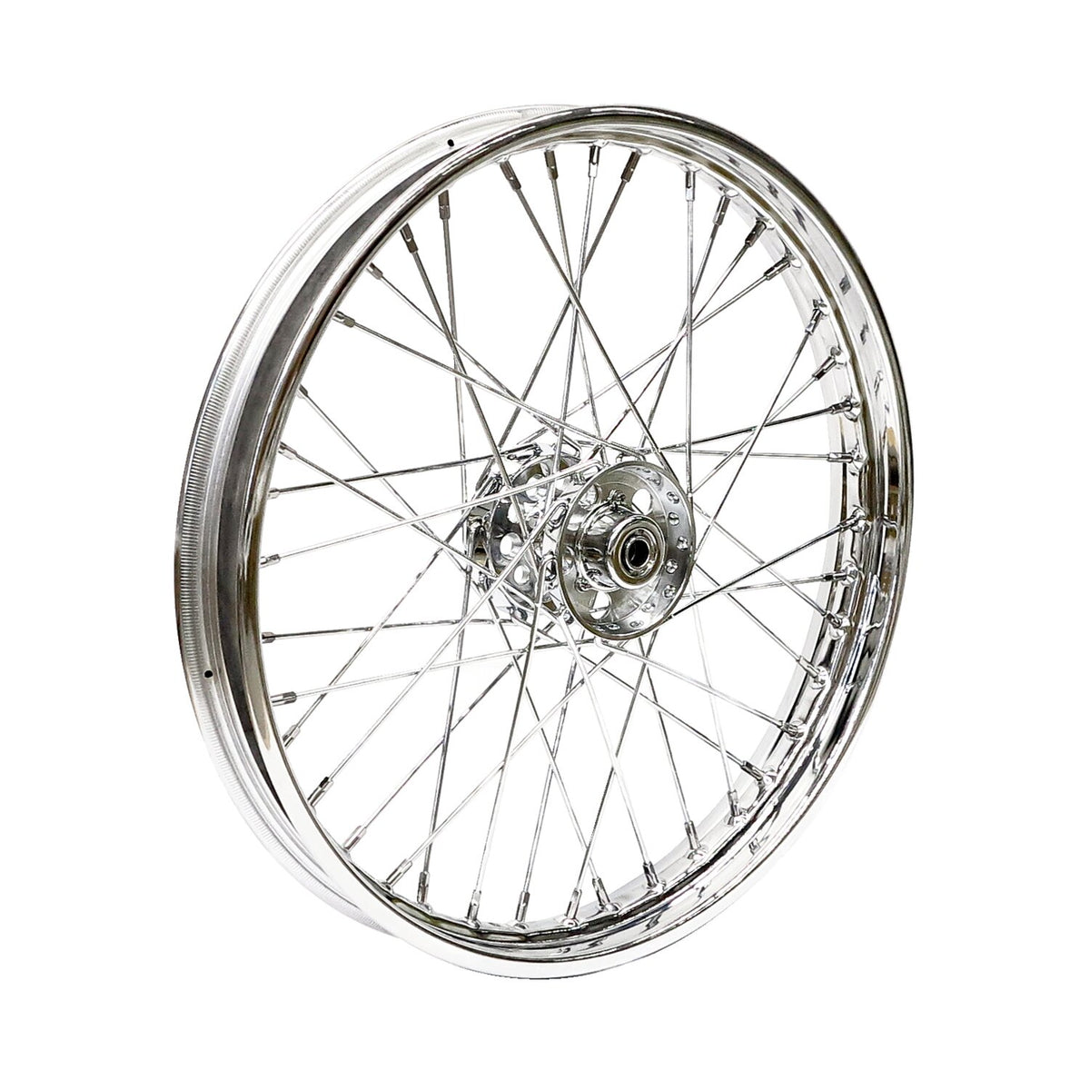 MCS 2.15 x 21 front wheel 40 spokes chrome