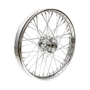 MCS 2.15 x 21 front wheel 40 spokes chrome