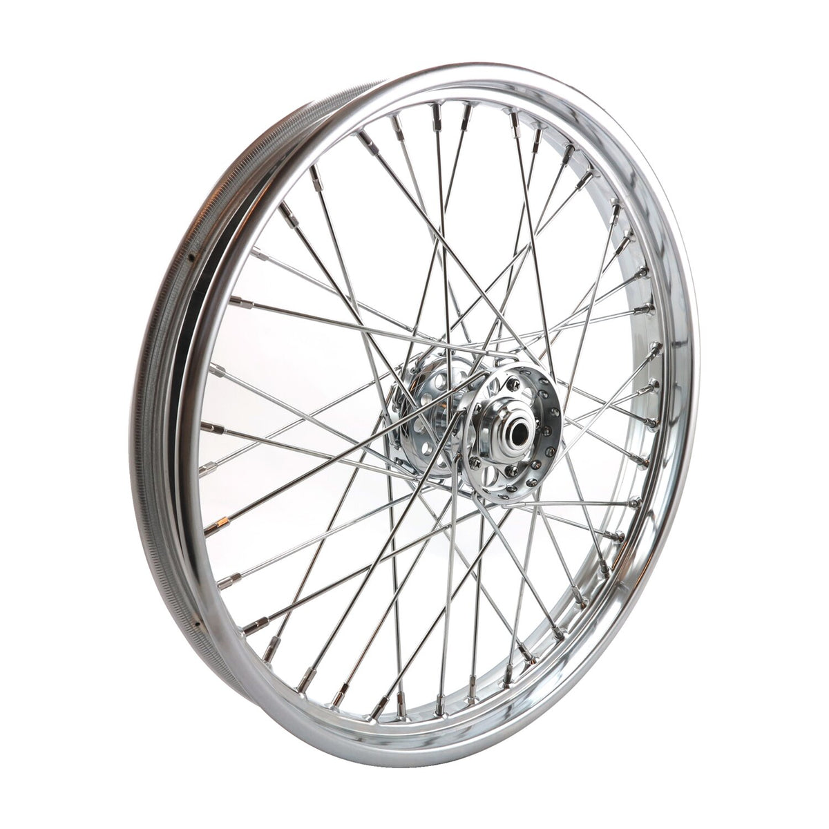 MCS 2.15 x 21 front wheel 40 spokes chrome