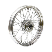 MCS 2.50 x 19 front wheel 40 spokes chrome