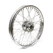 MCS 2.15 x 21 front wheel 40 spokes chrome