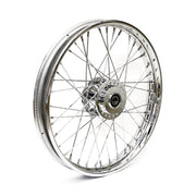 MCS 2.15 x 21 front wheel 40 spokes chrome