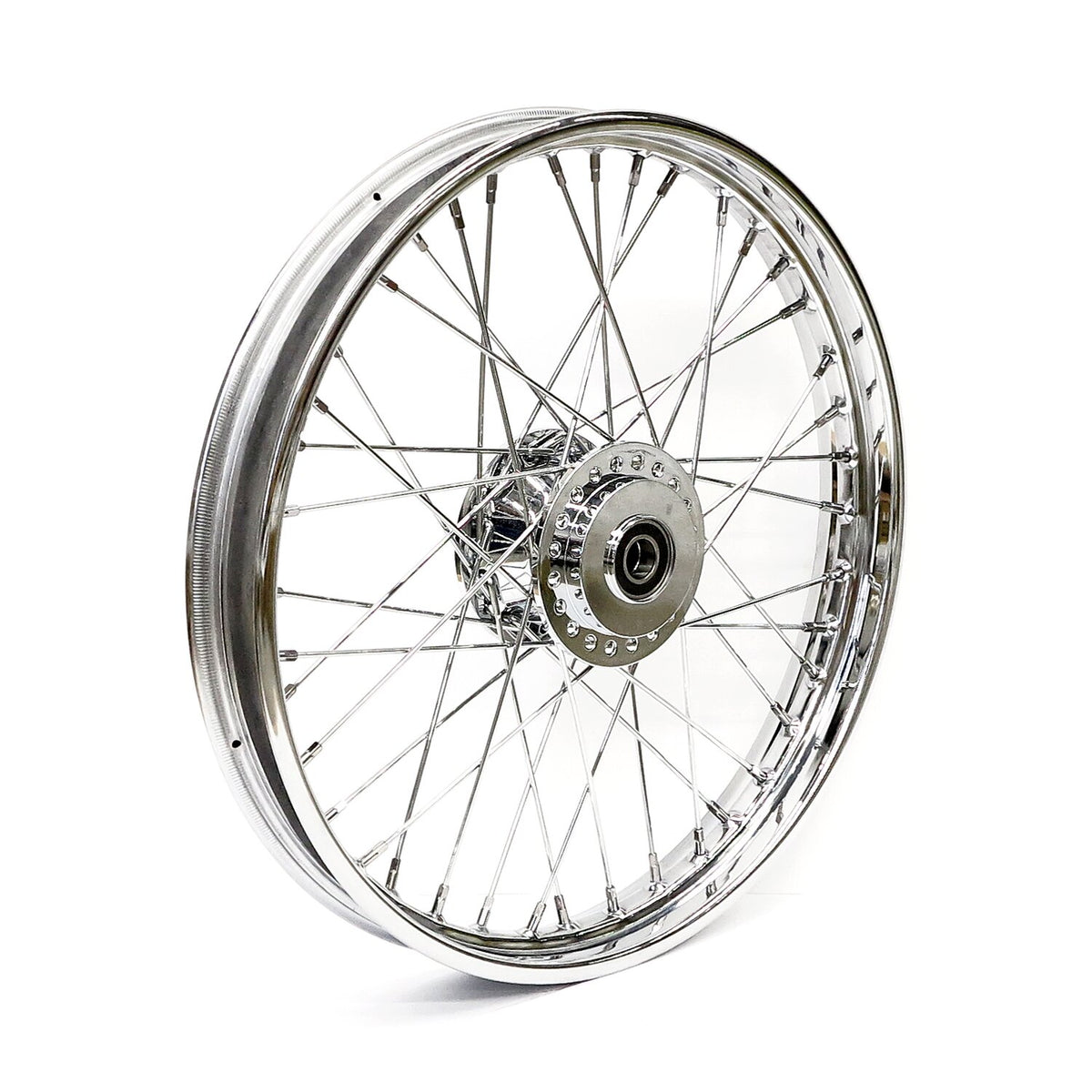 MCS 2.15 x 21 front wheel 40 spokes chrome
