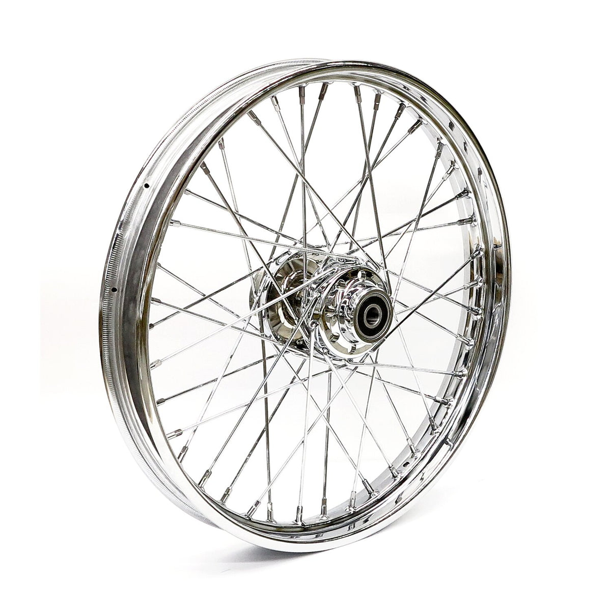MCS 2.15 x 21 front wheel 40 spokes chrome
