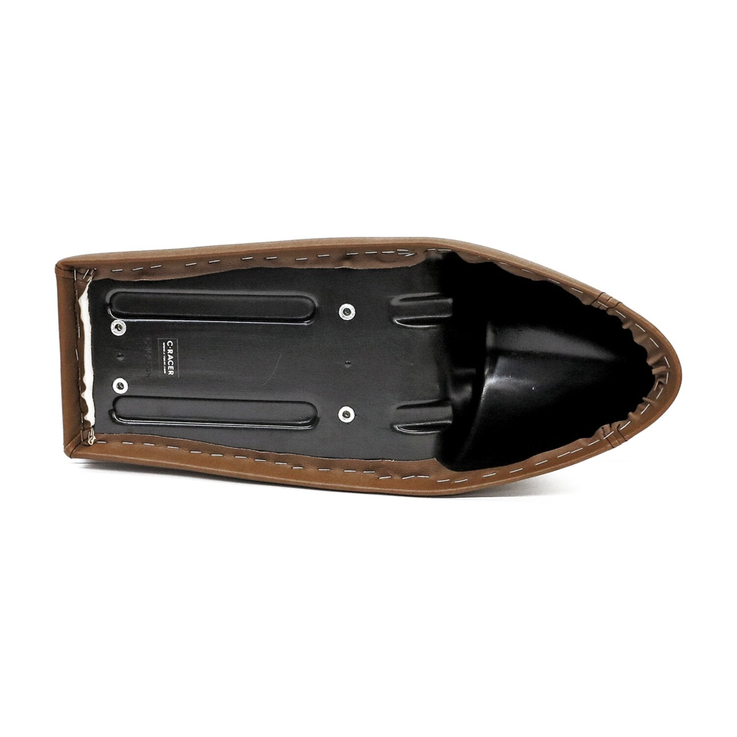 C-Racer FC Classic solo seat - Short cowl - Dark brown