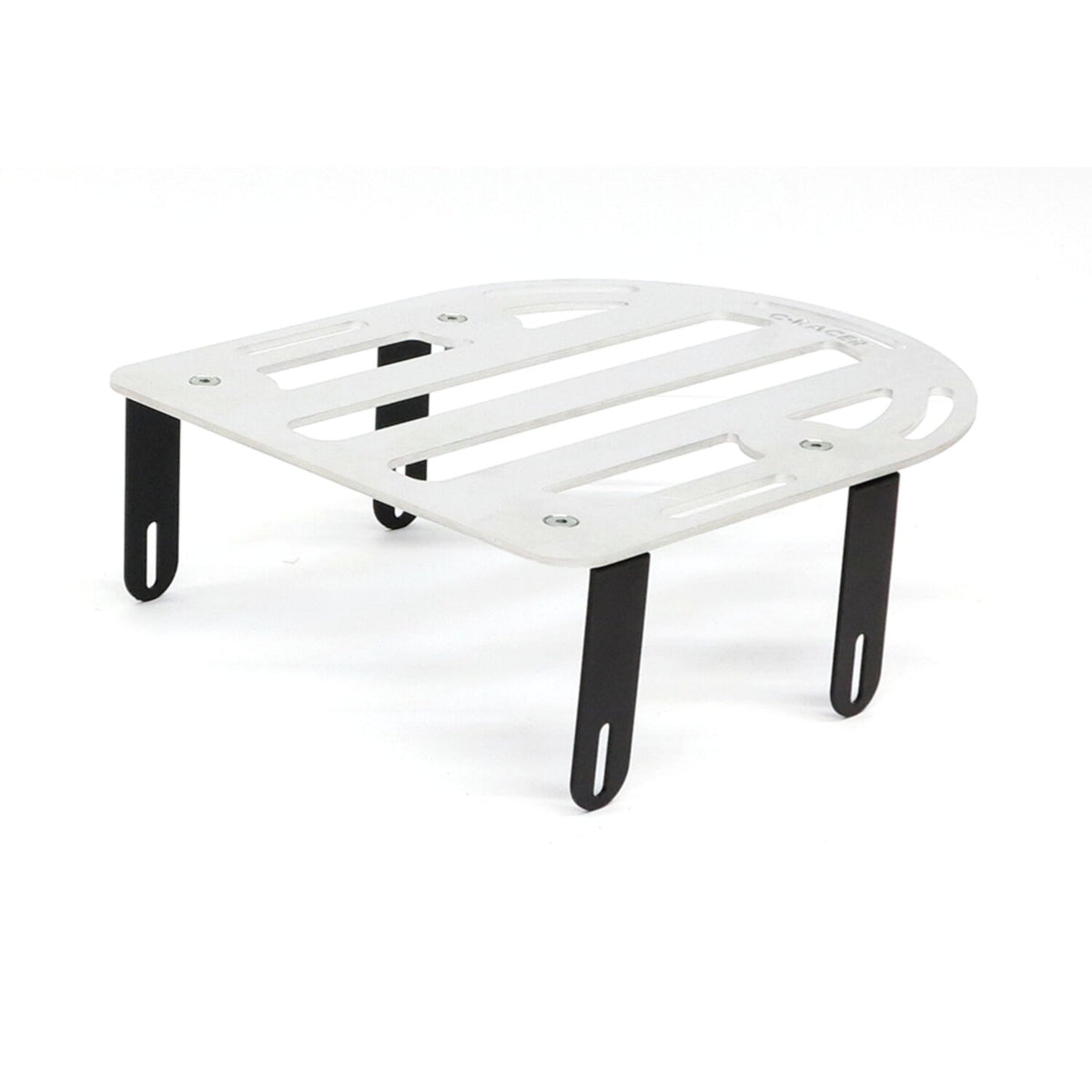 C-Racer Fat Scramsadle scrambler seat - With rack - Black