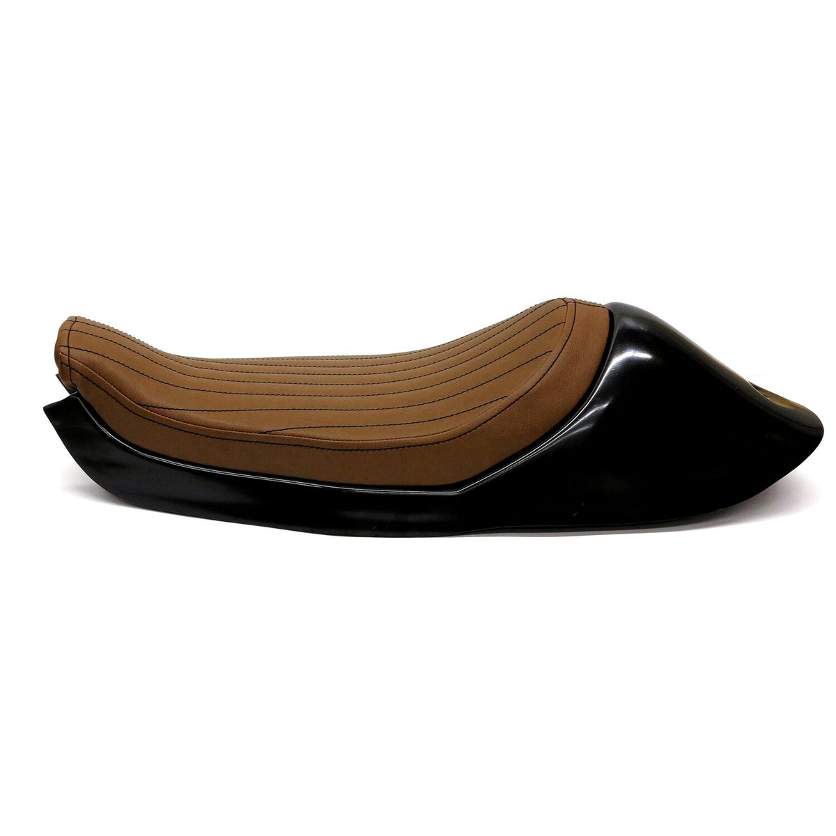 C-Racer Sportster Cafe Racer seat - Dark brown