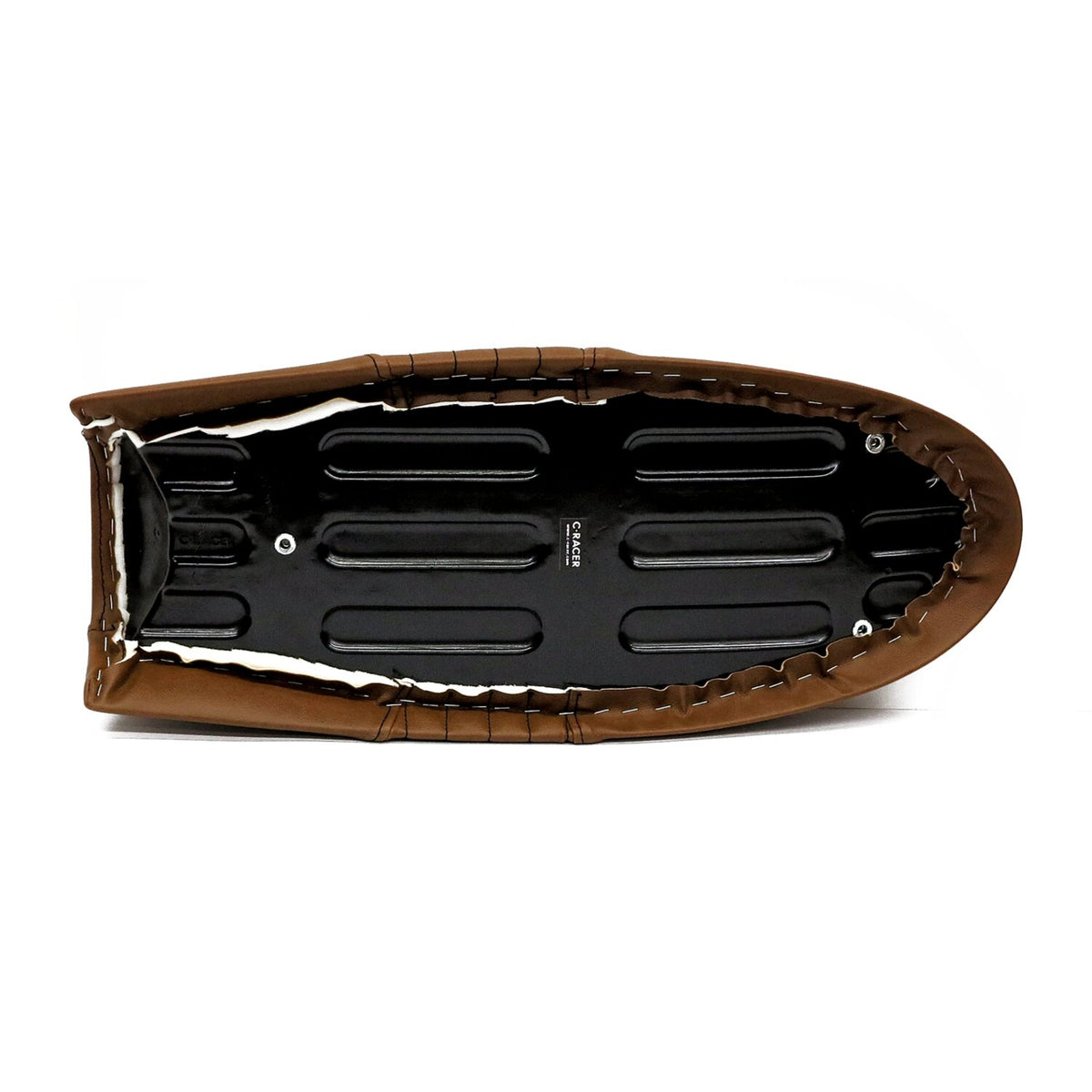 C-Racer BMW R100 Scrambler seat 04 dark brown