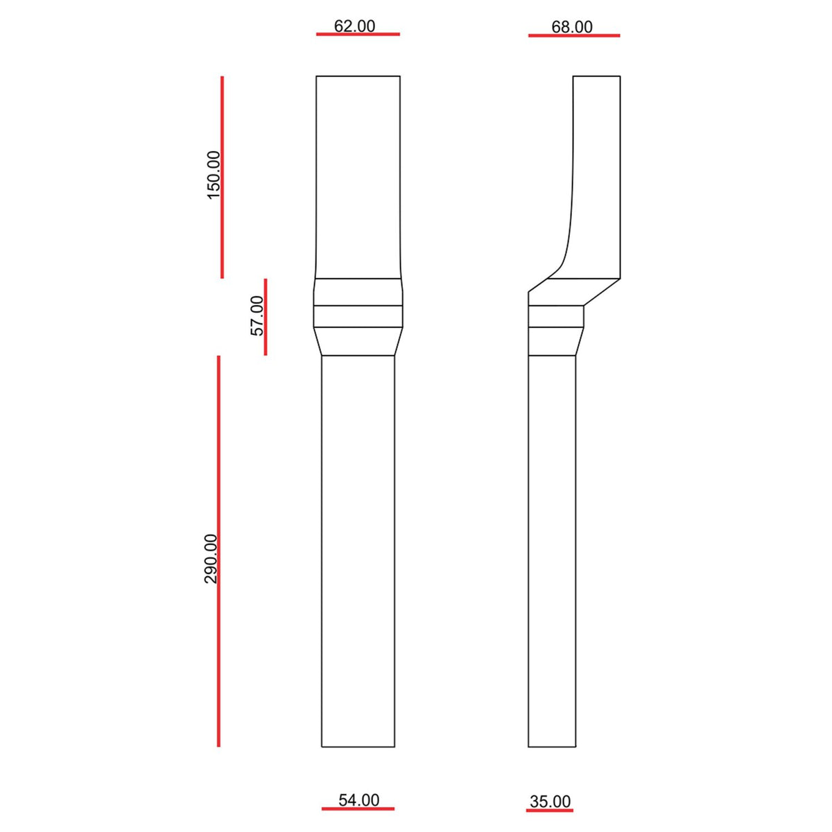 C-Racer Universal fork guards No2