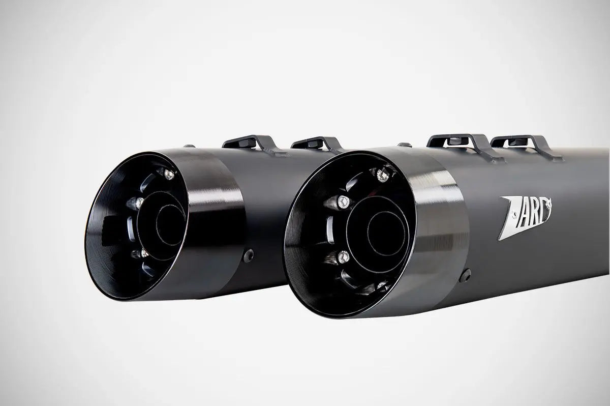 Zard 4.33" Slash-cut Slip-ons Muffler For Hd-touring E5