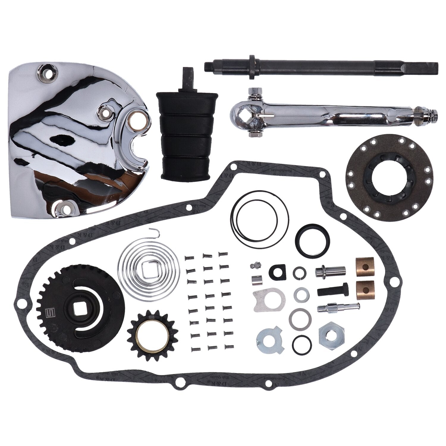 MCS Sportster kick start kit - Chrome
