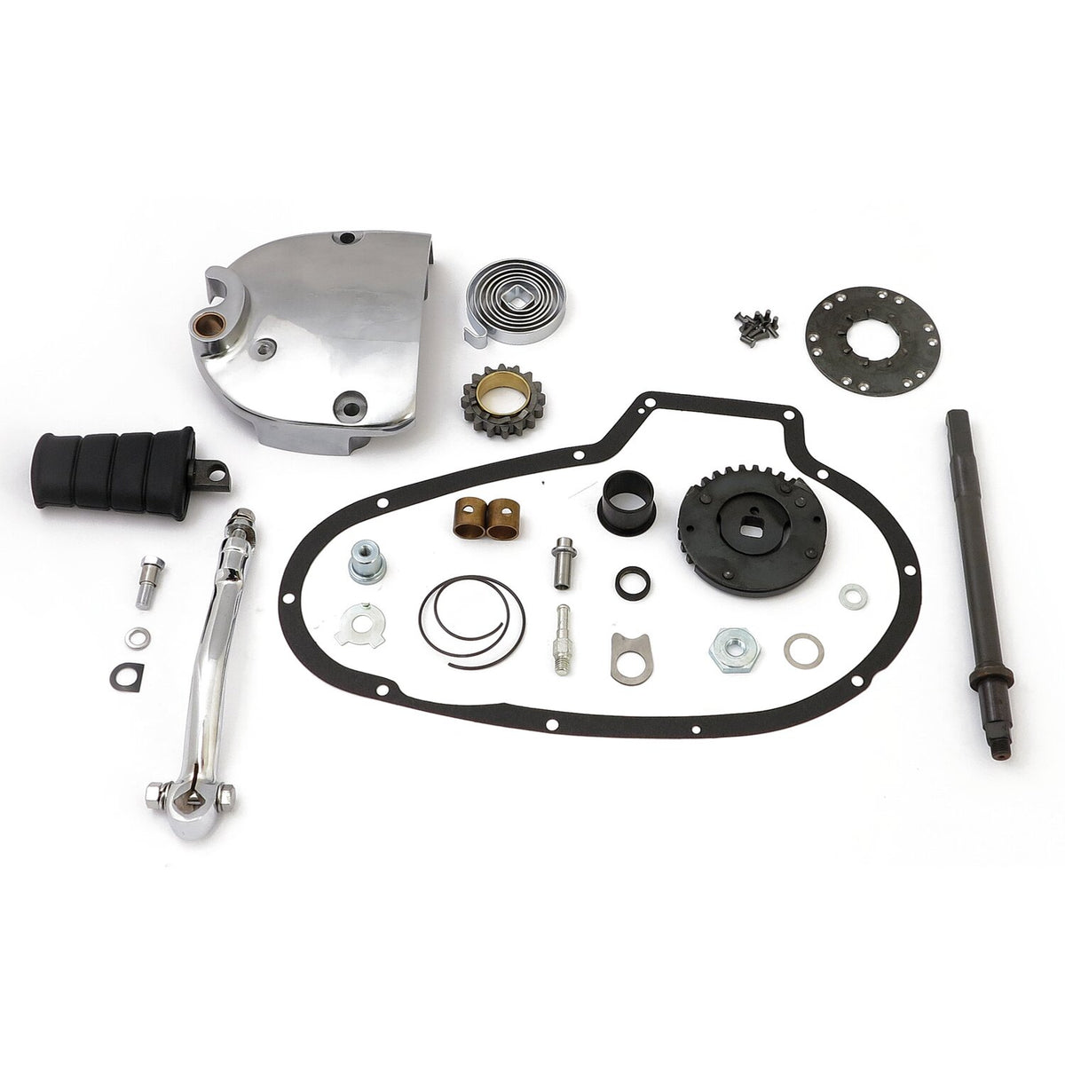 MCS Sportster kick start kit polished