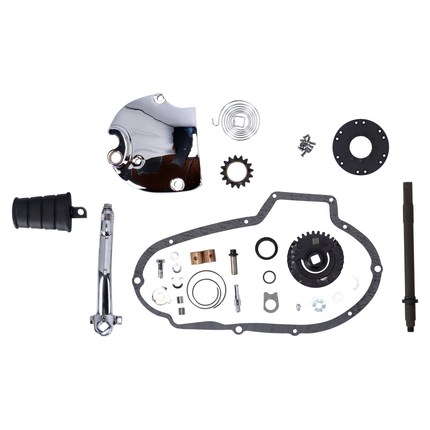 MCS Sportster kick start kit chrome