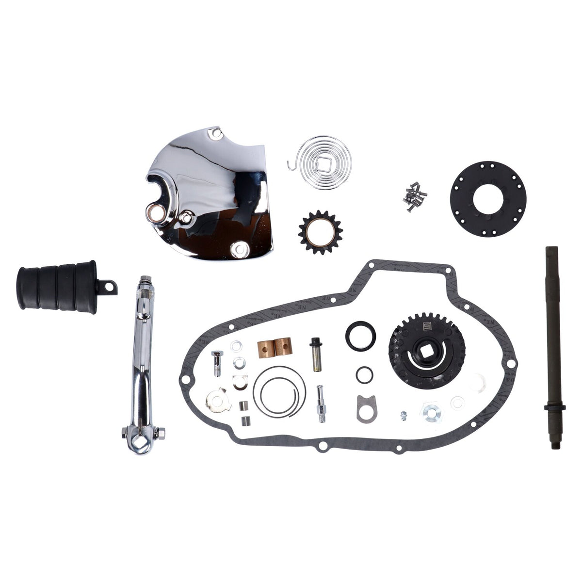 MCS Sportster kick start kit chrome