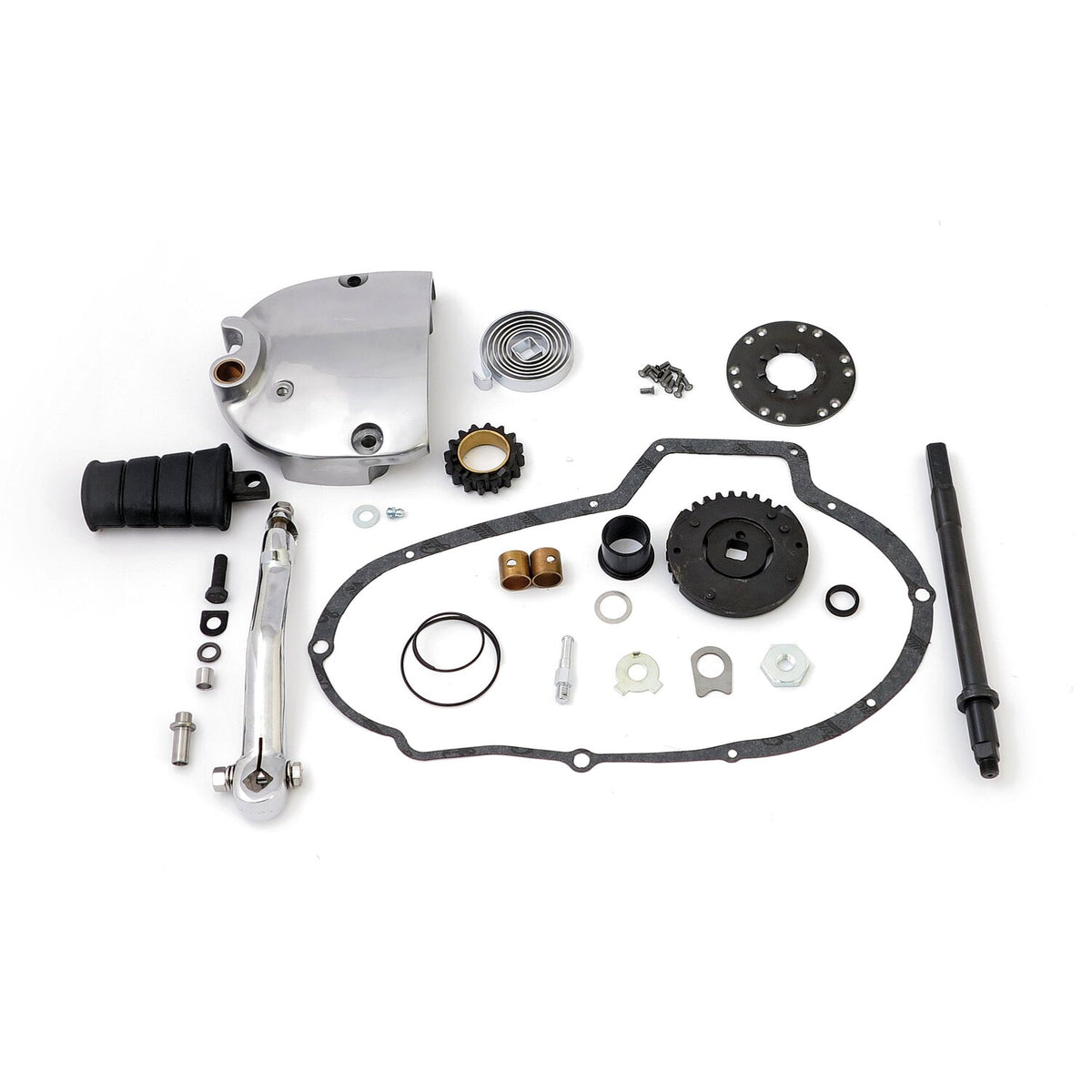 MCS Sportster kick start kit - Polished