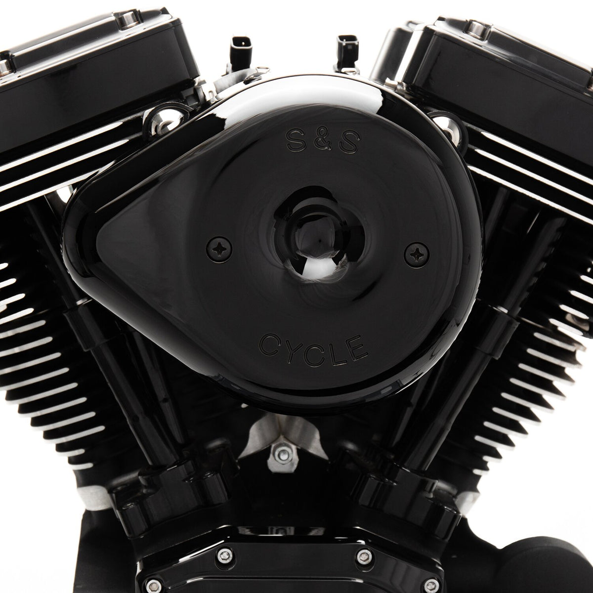 S&S Stealth black teardrop air cleaner kit