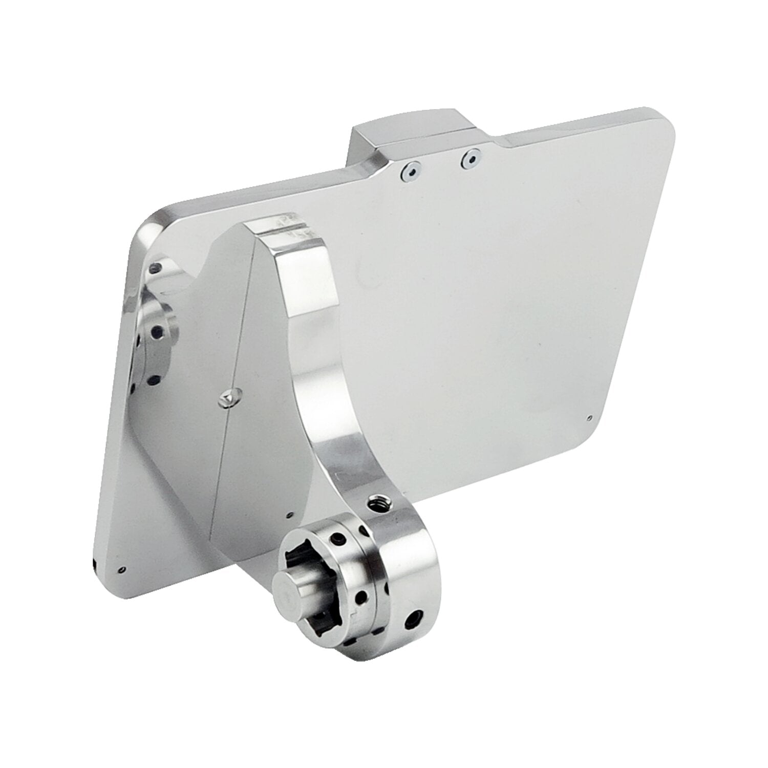 CPV 'slide-in' license plate bracket - Side mount polished