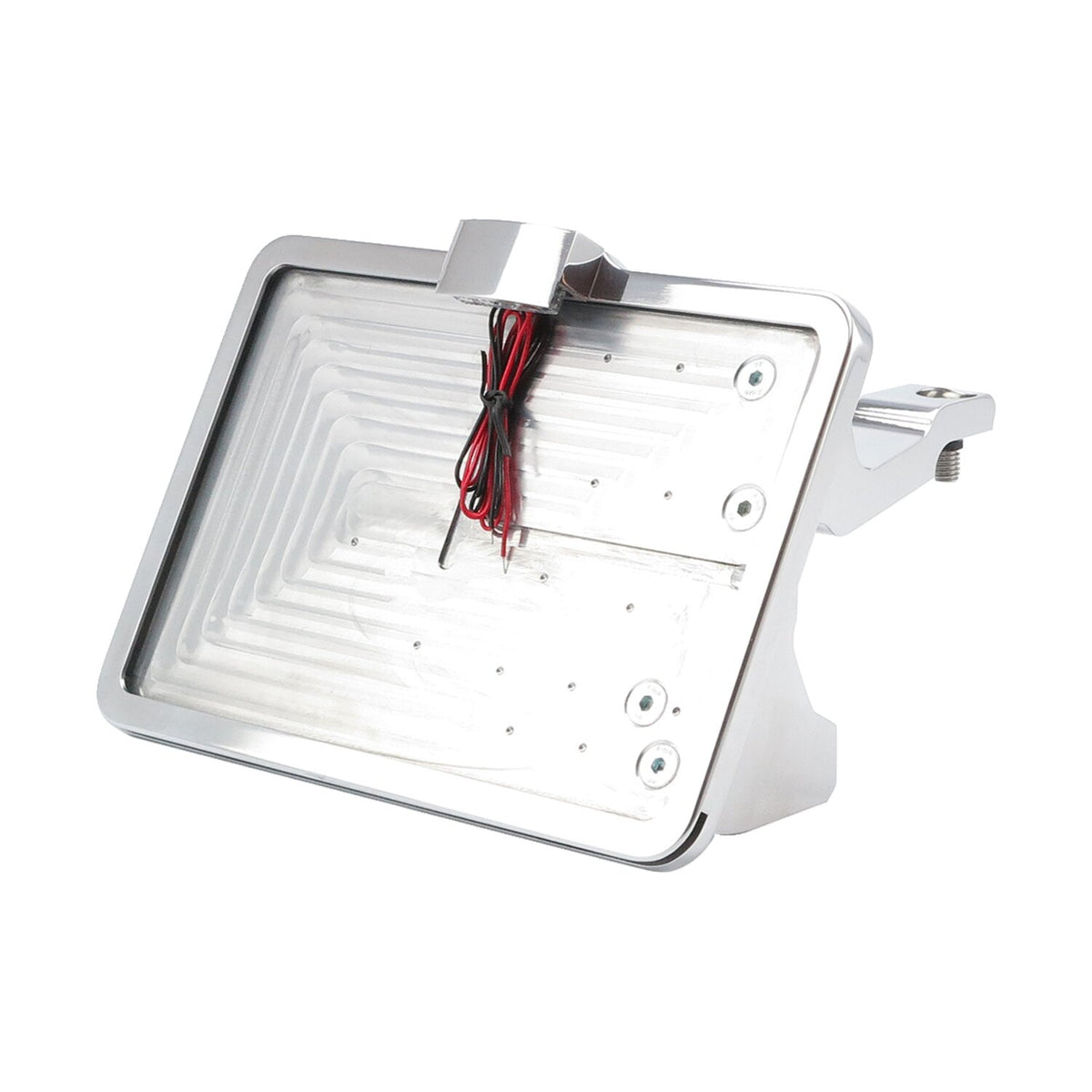 CPV 'slide-in' license plate bracket - Side mount polished