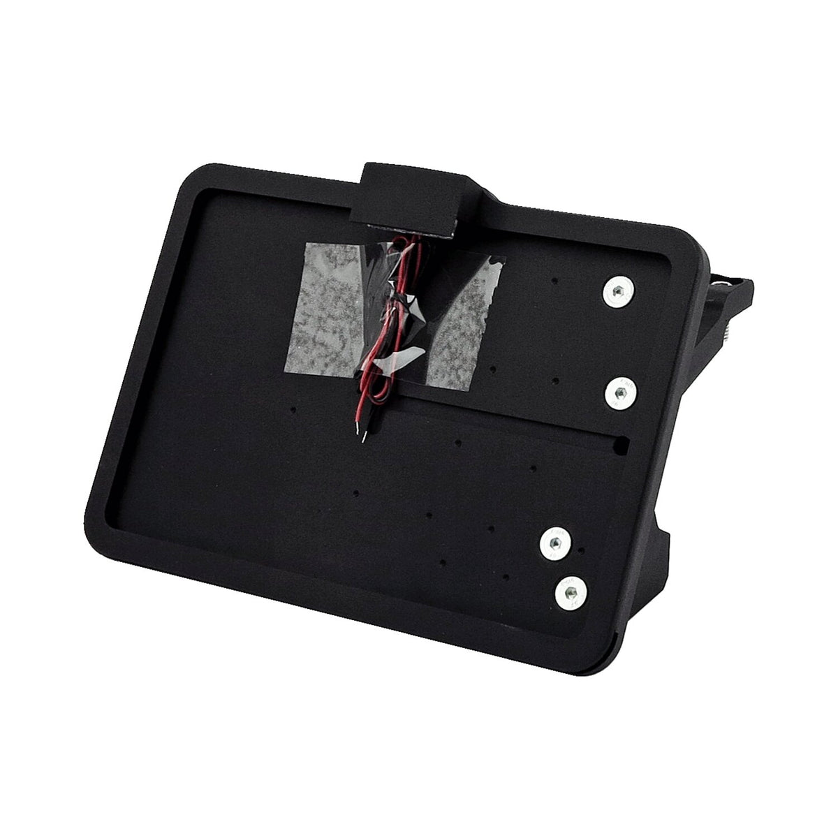 CPV 'slide-in' license plate bracket - Side mount black