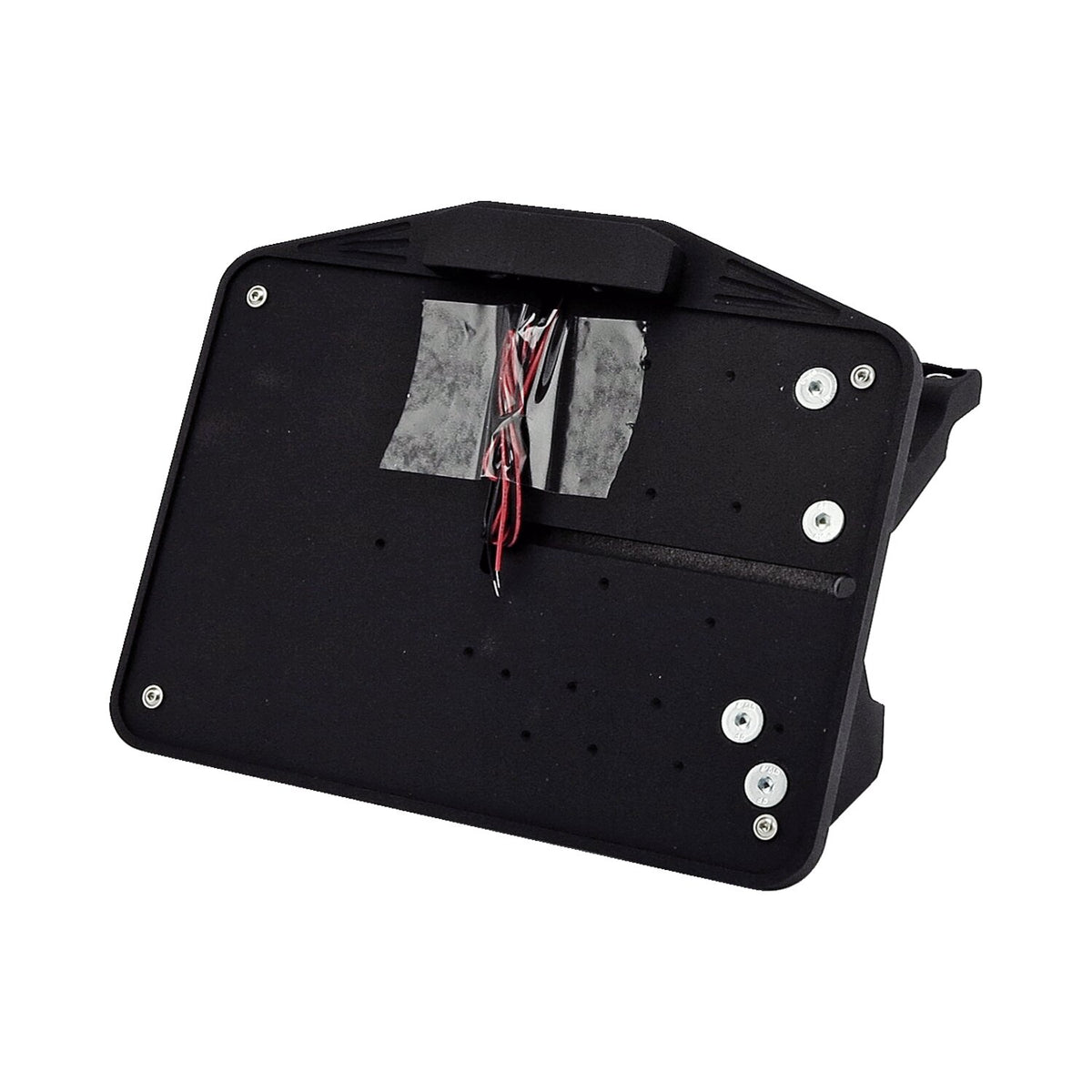 CPV License plate bracket kit swing - Black - EU