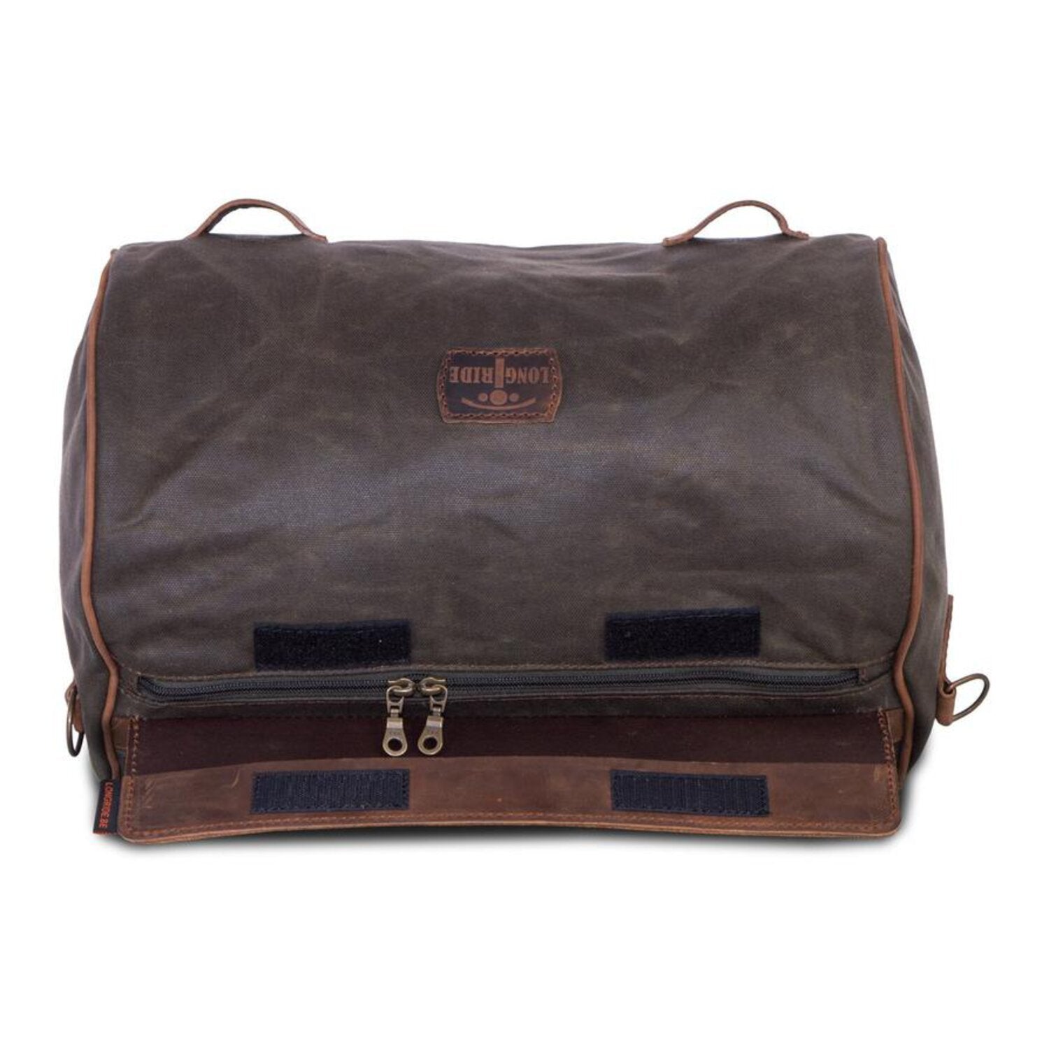 LongRide roll bag waxed cotton narrow - Khaki wax