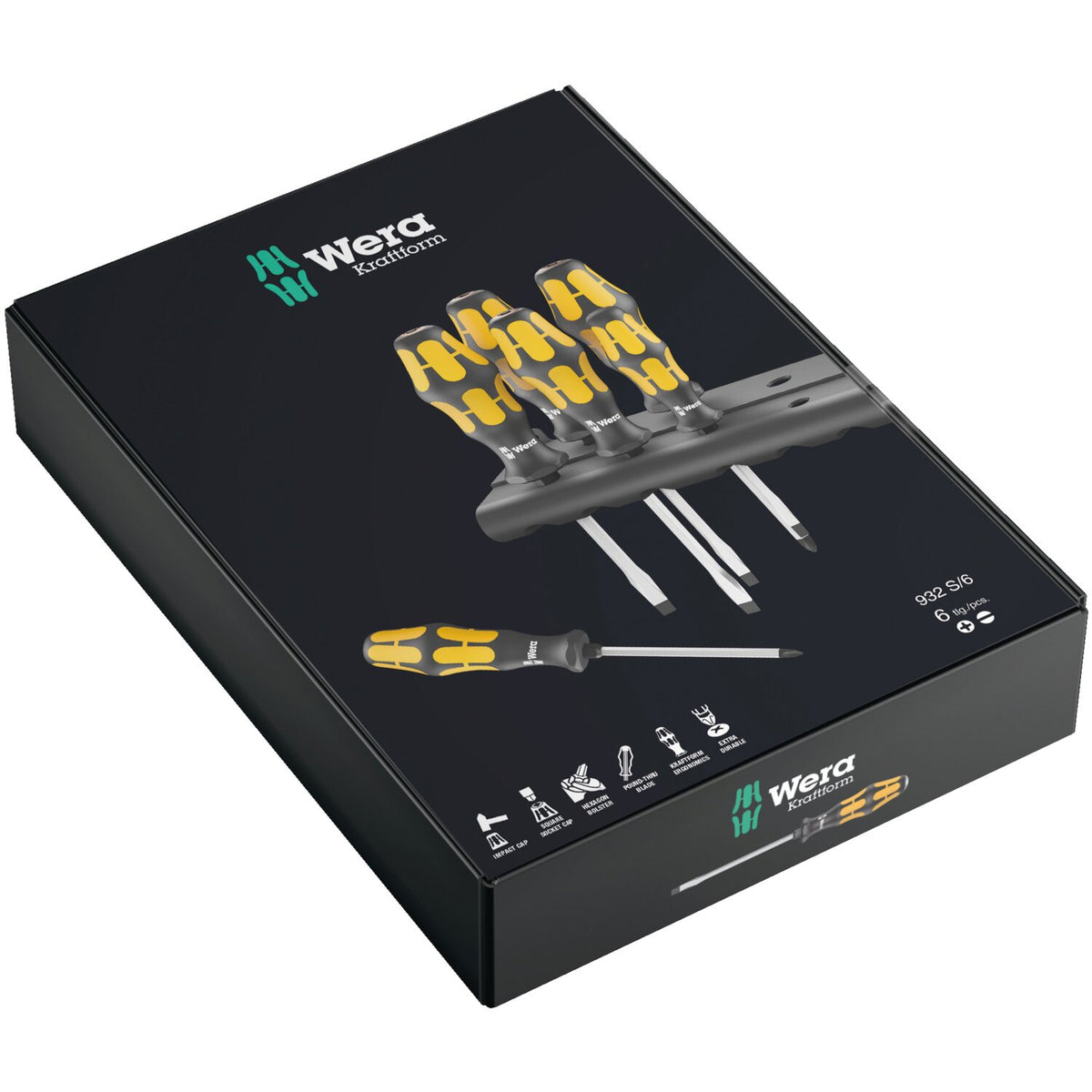 Wera screwdriver set Kraftform chisel Series 900