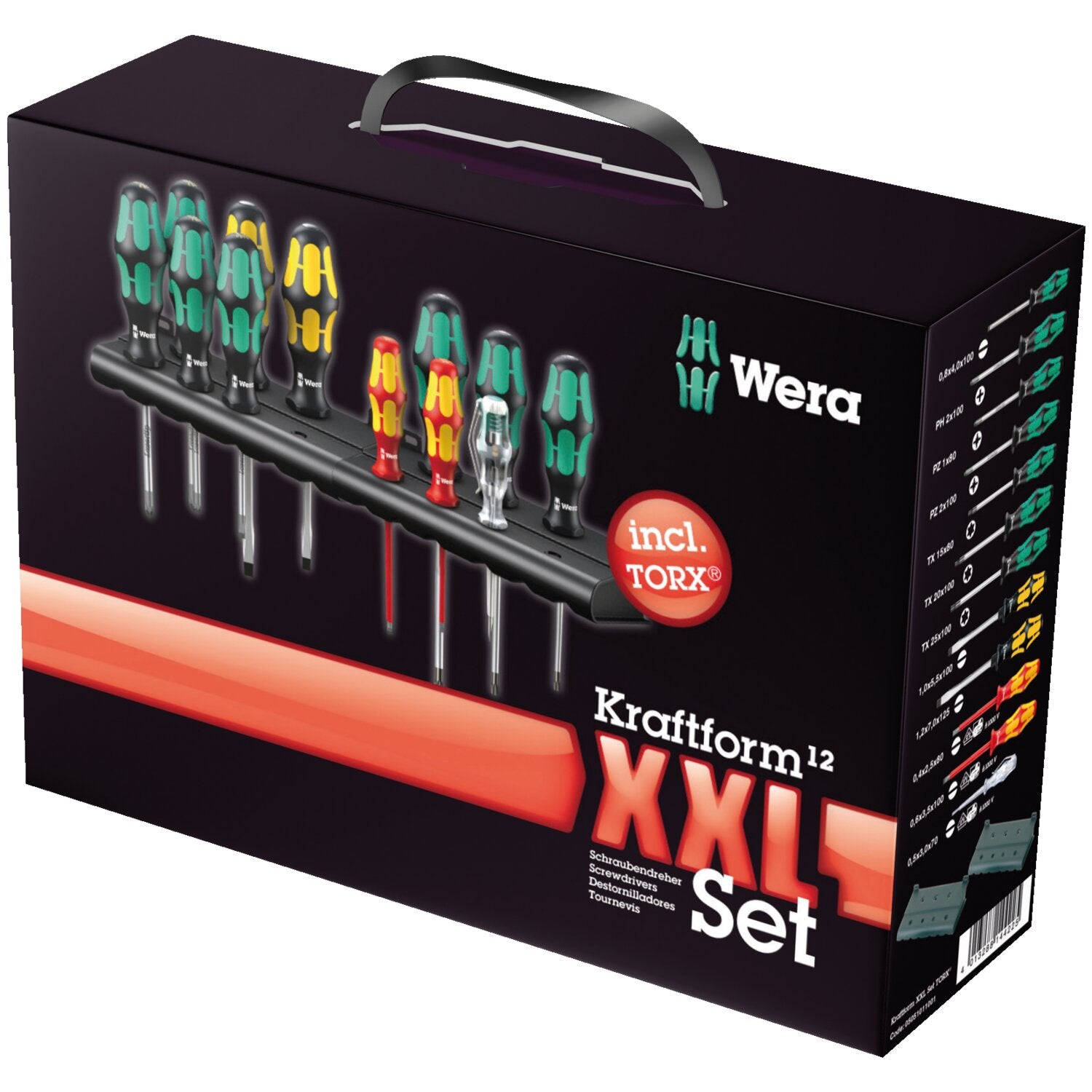 Wera Kraftform Big Pack 300 Plus screwdriver 12pc kit