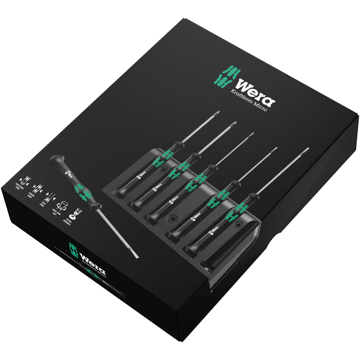 Wera micro screwdriver set 6 pcs for electronic applications