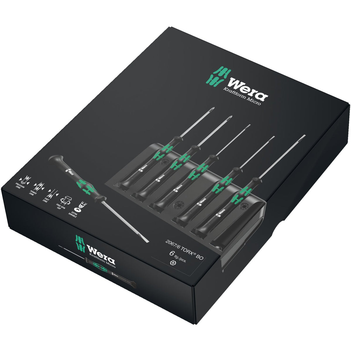 Wera micro screwdriver set 6 pcs for electronic applications