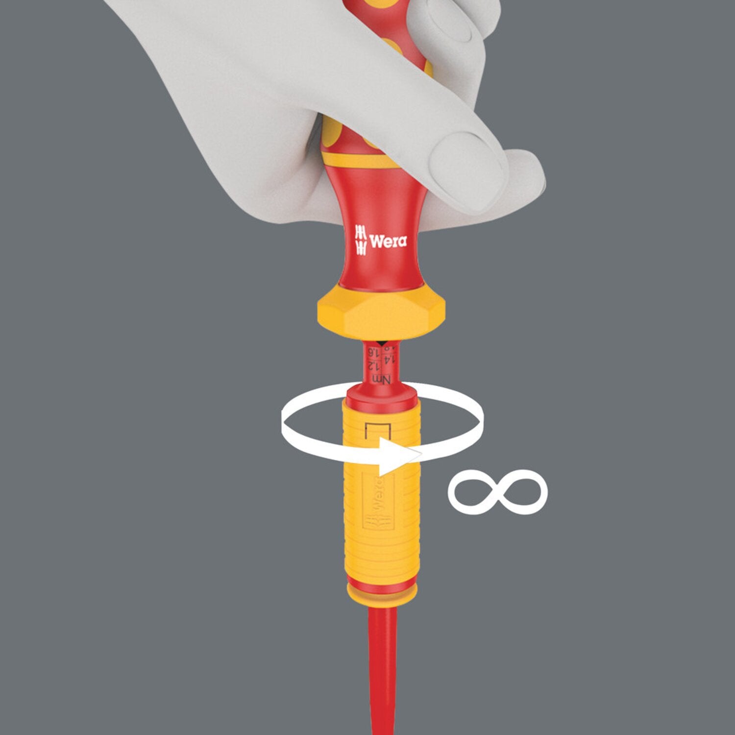 Wera adjustable torque handle VDE Kraftform