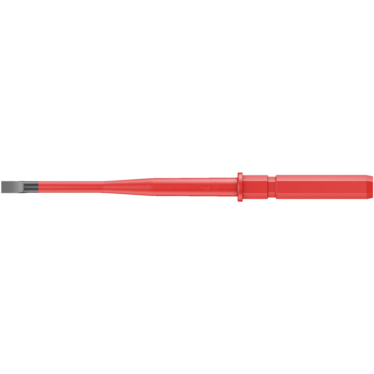 Wera compact inter-changeable screwdriver shaft slotted