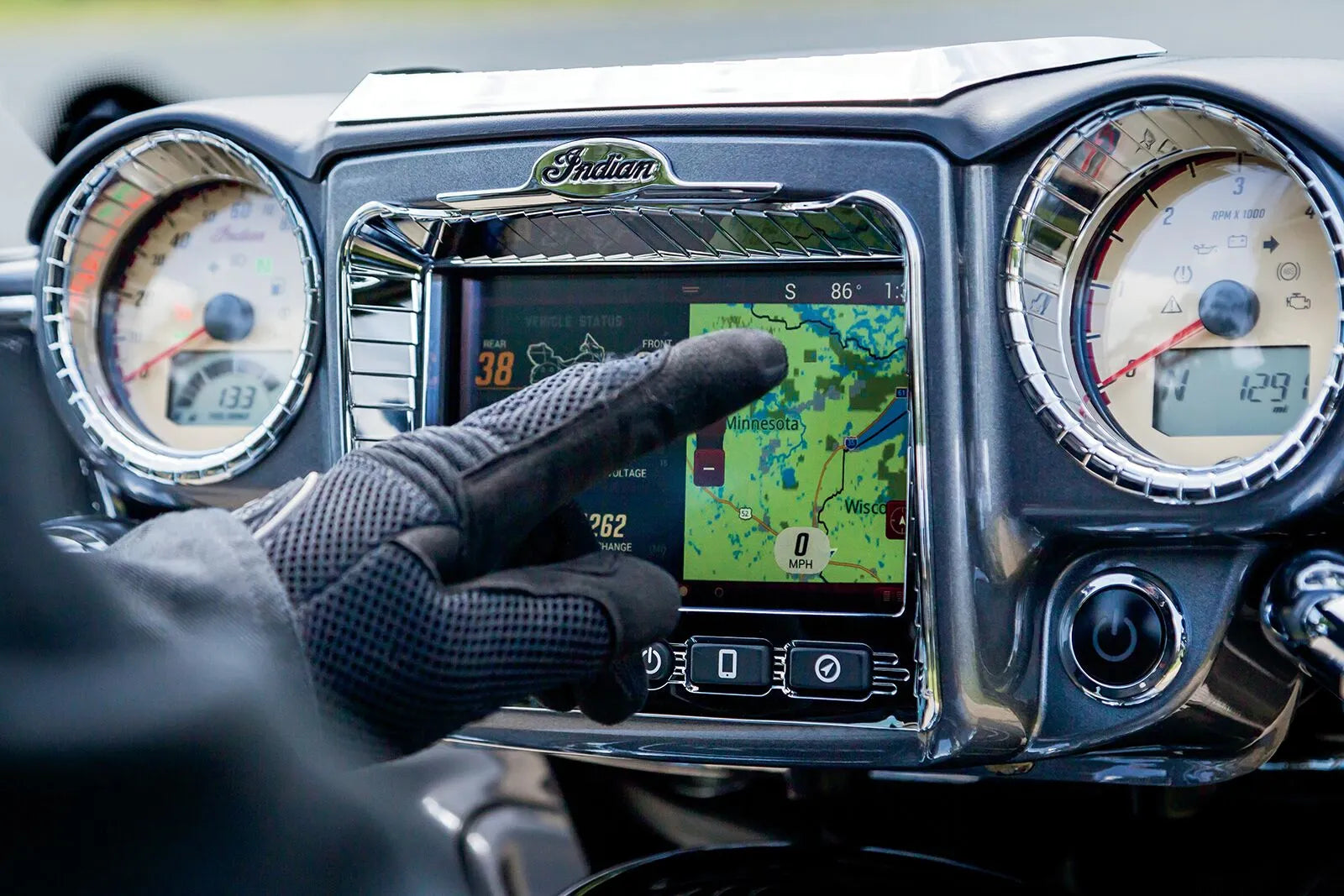 Kuryakyn Aztec Gauge Cluster Accents