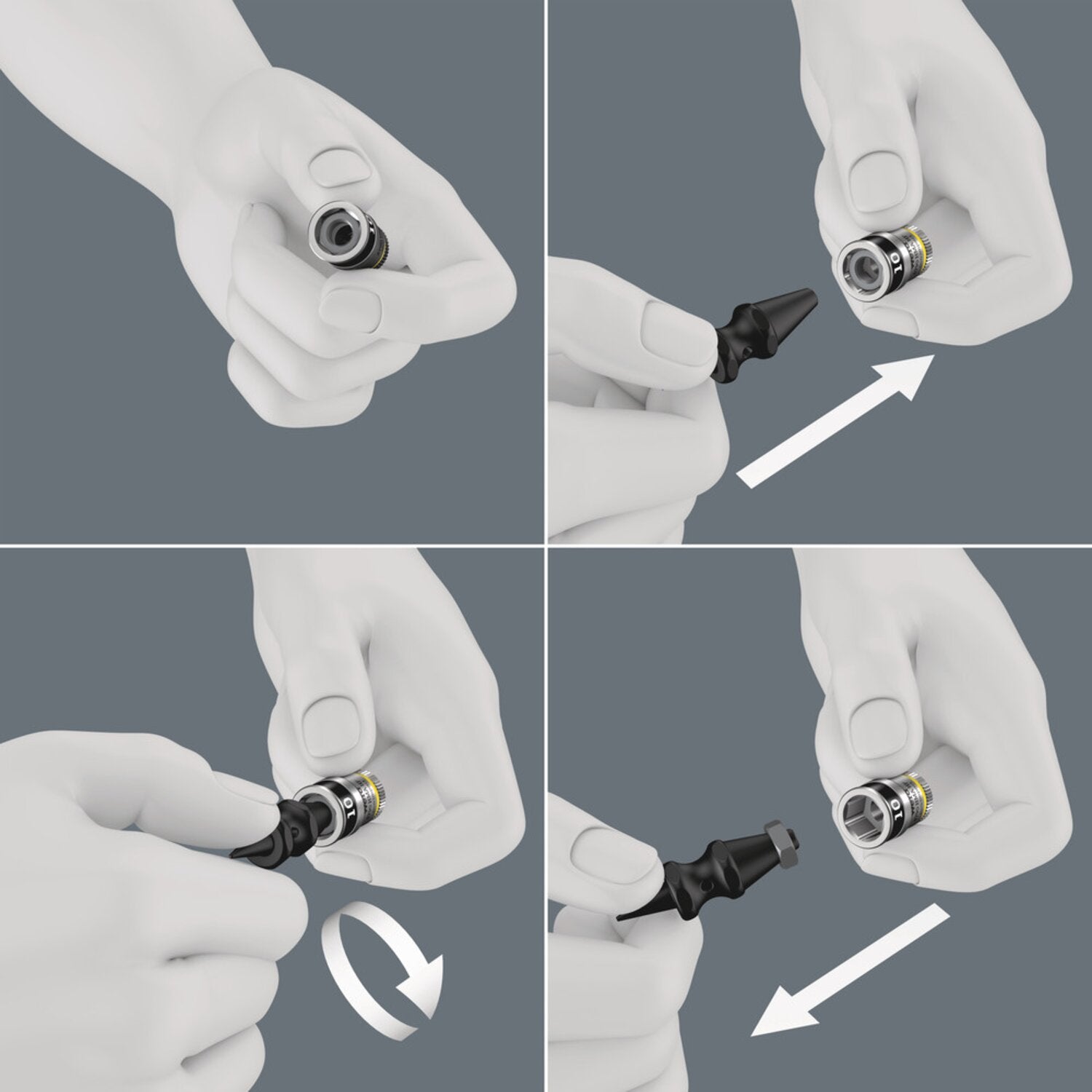 Wera Zyklop ratchet kit 42 pcs - 1/4" drive Metric sizes