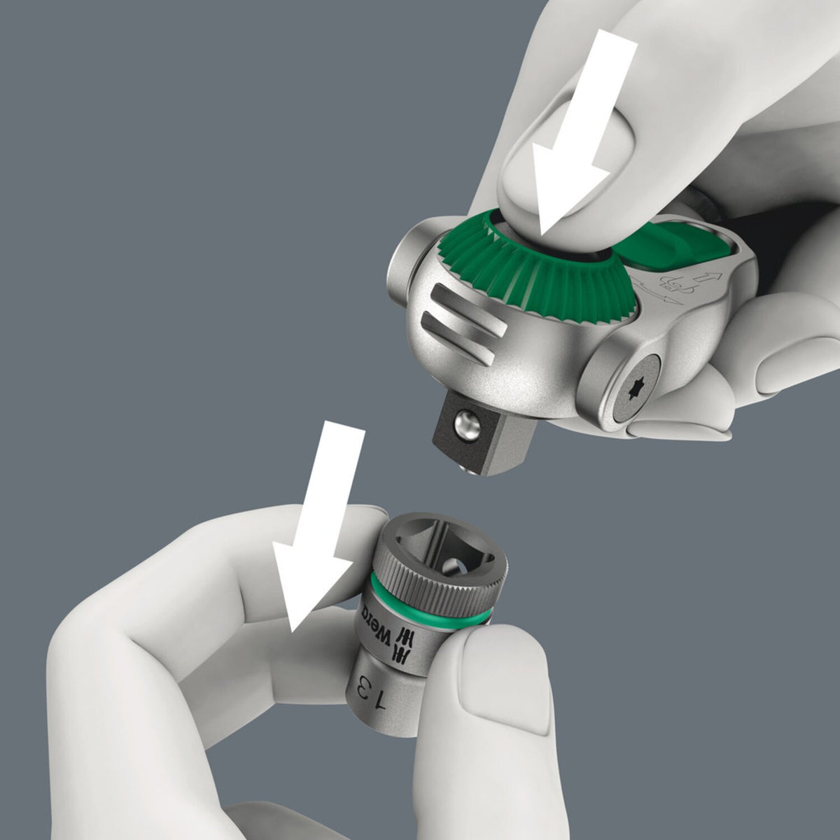 Wera Zyklop speed ratchet 1/4" drive