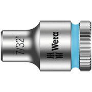 Wera Zyklop 1/4" socket - US sizes 7/32"