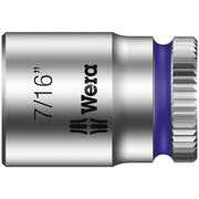 Wera Zyklop 1/4" socket - US sizes 7/16"