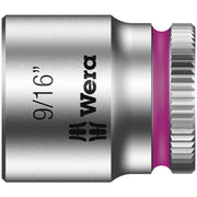 Wera Zyklop 1/4" socket - US sizes 9/16"