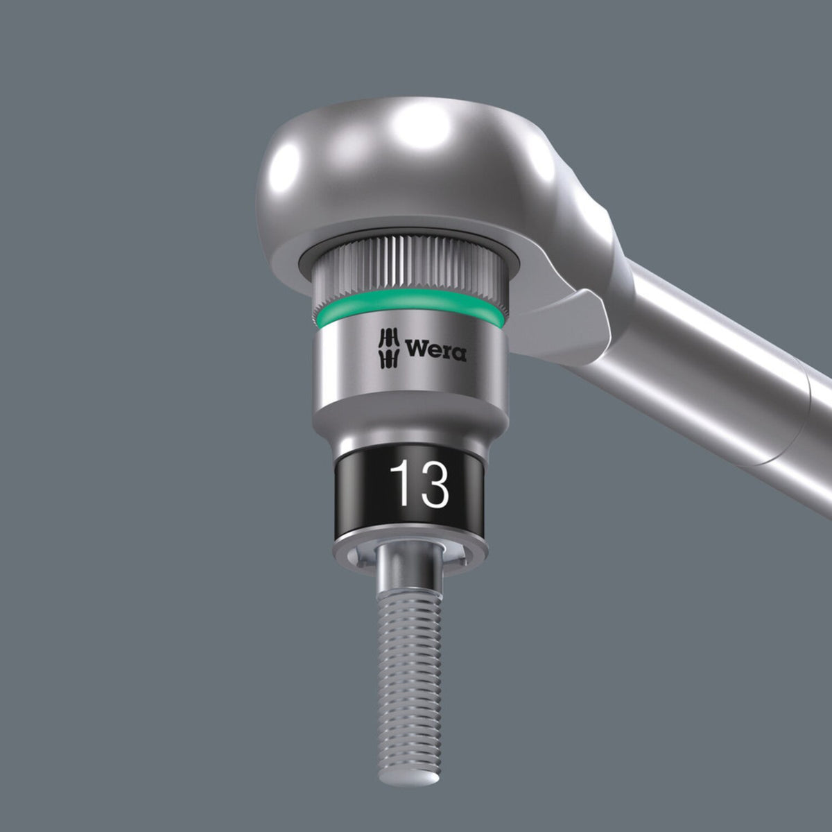 Wera Zyklop 1/4" socket with holding function - Metric 5.5