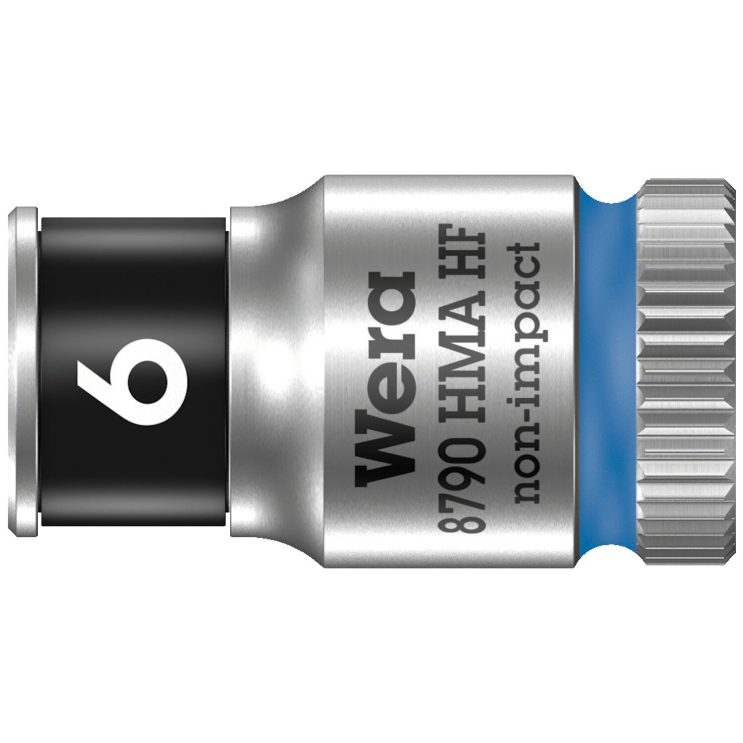 Wera Zyklop 1/4" socket with holding function - Metric 6.0