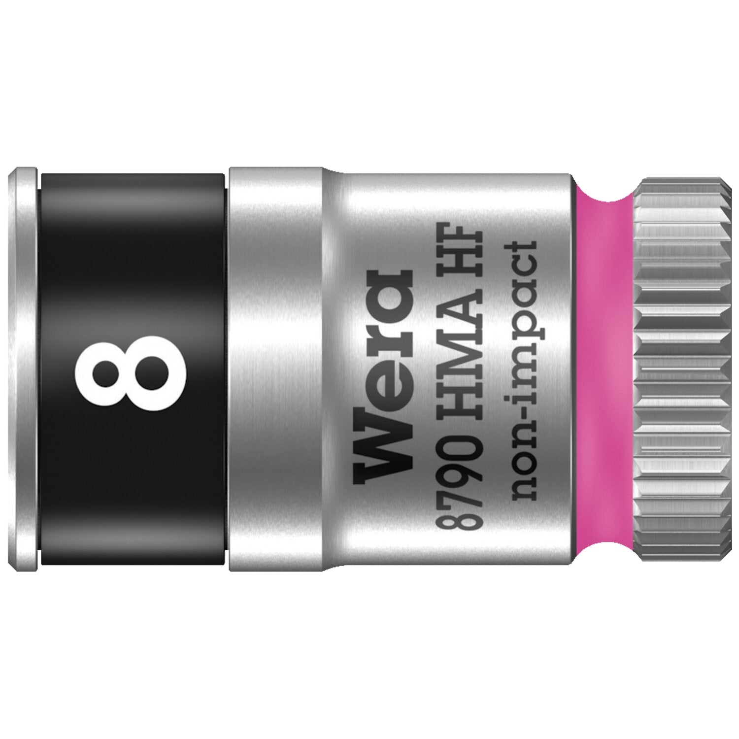 Wera Zyklop 1/4" socket with holding function - Metric 8.0