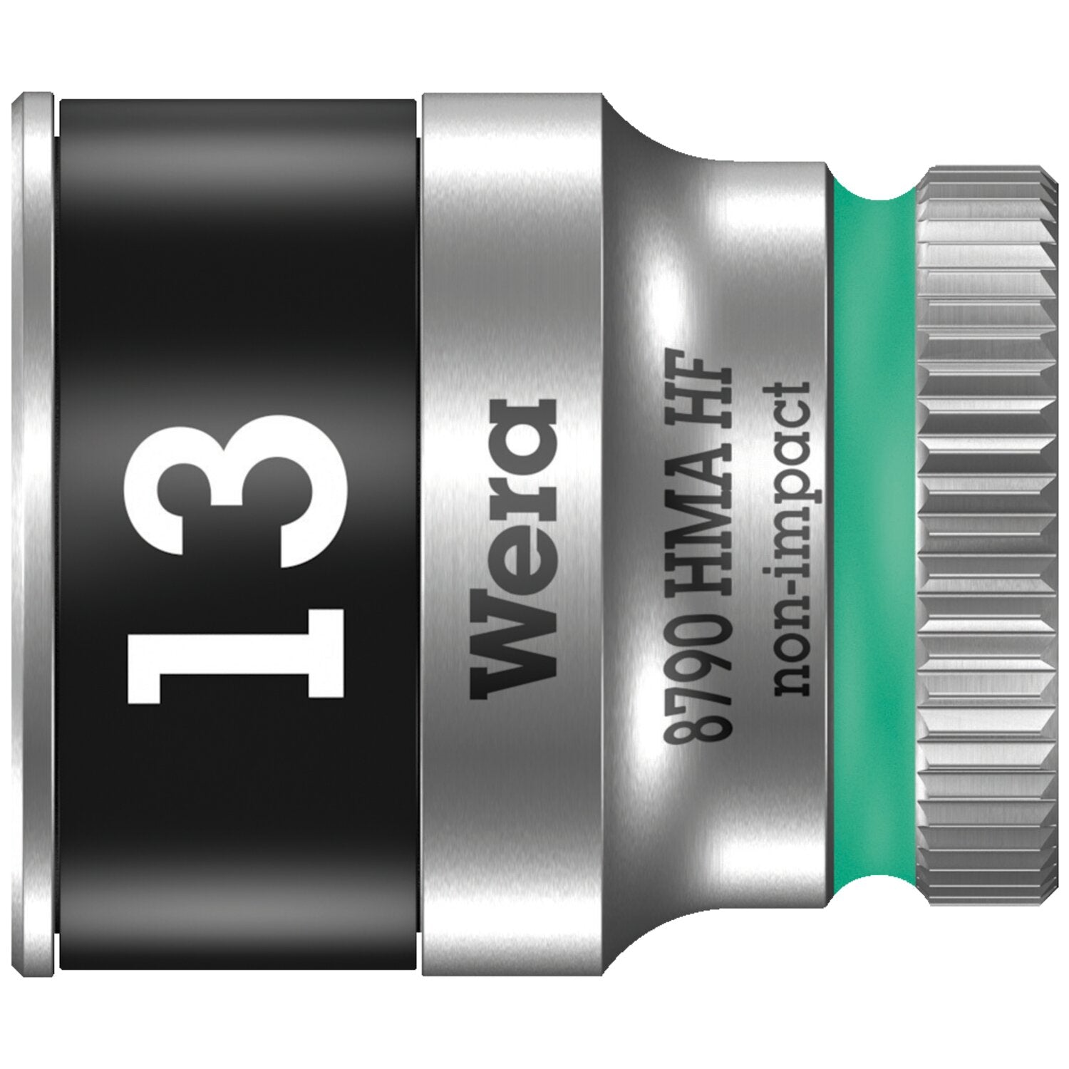 Wera Zyklop 1/4" socket with holding function - Metric 13.0