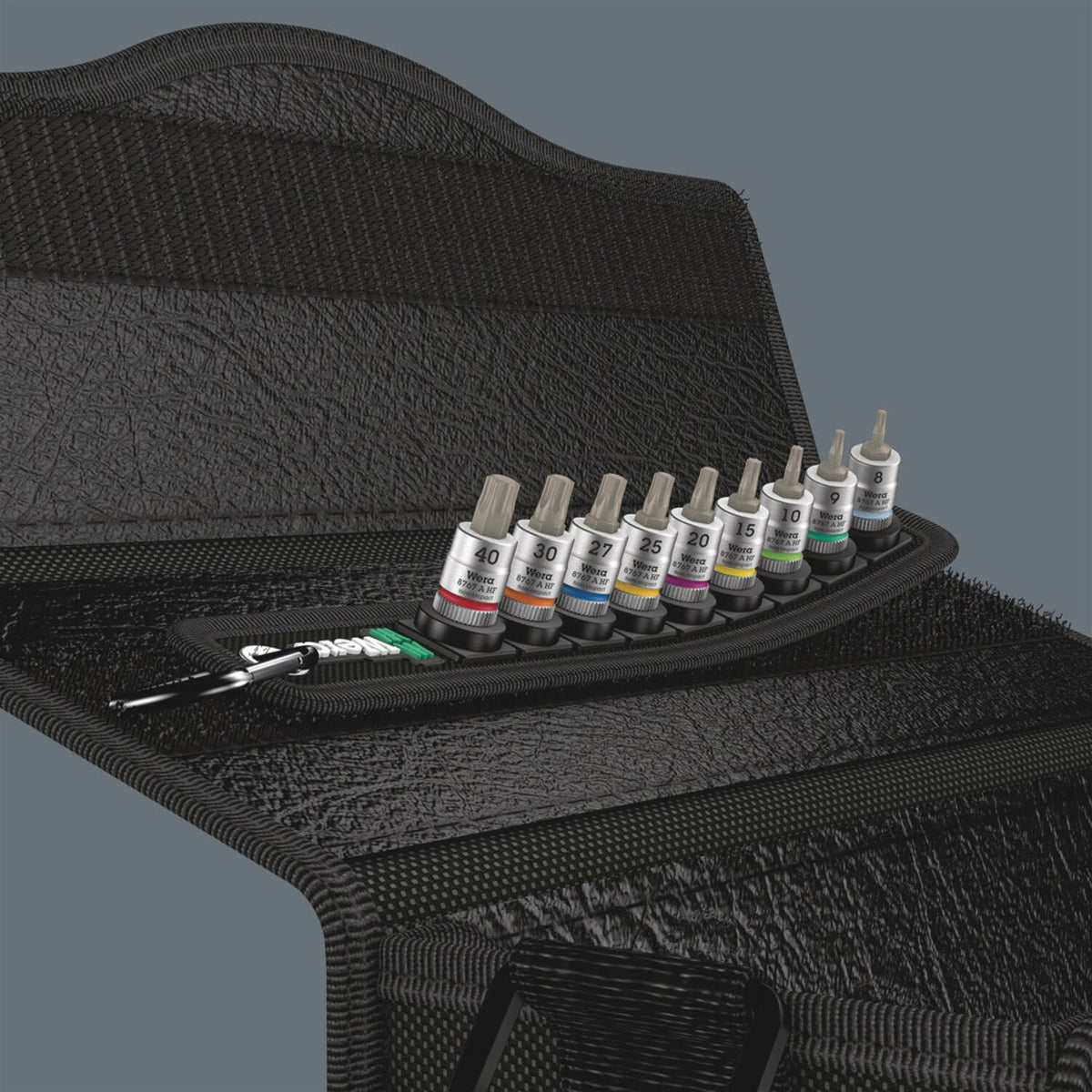 Wera socket belt with 1/4" drive Torx® socket bits