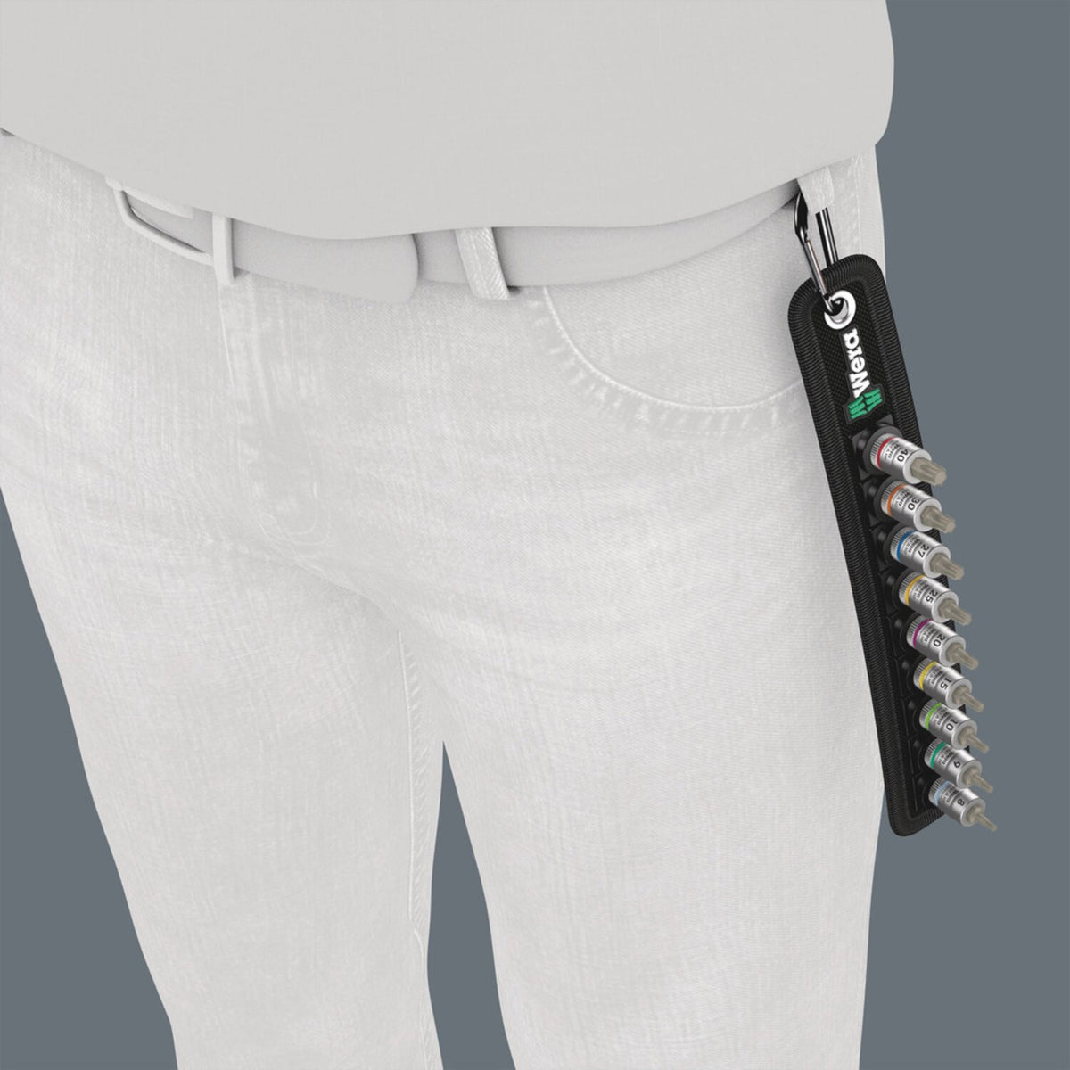 Wera socket belt with 1/4" drive Torx® socket bits