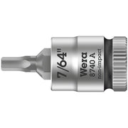 Wera Zyklop 1/4" Hex socket bit - US sizes